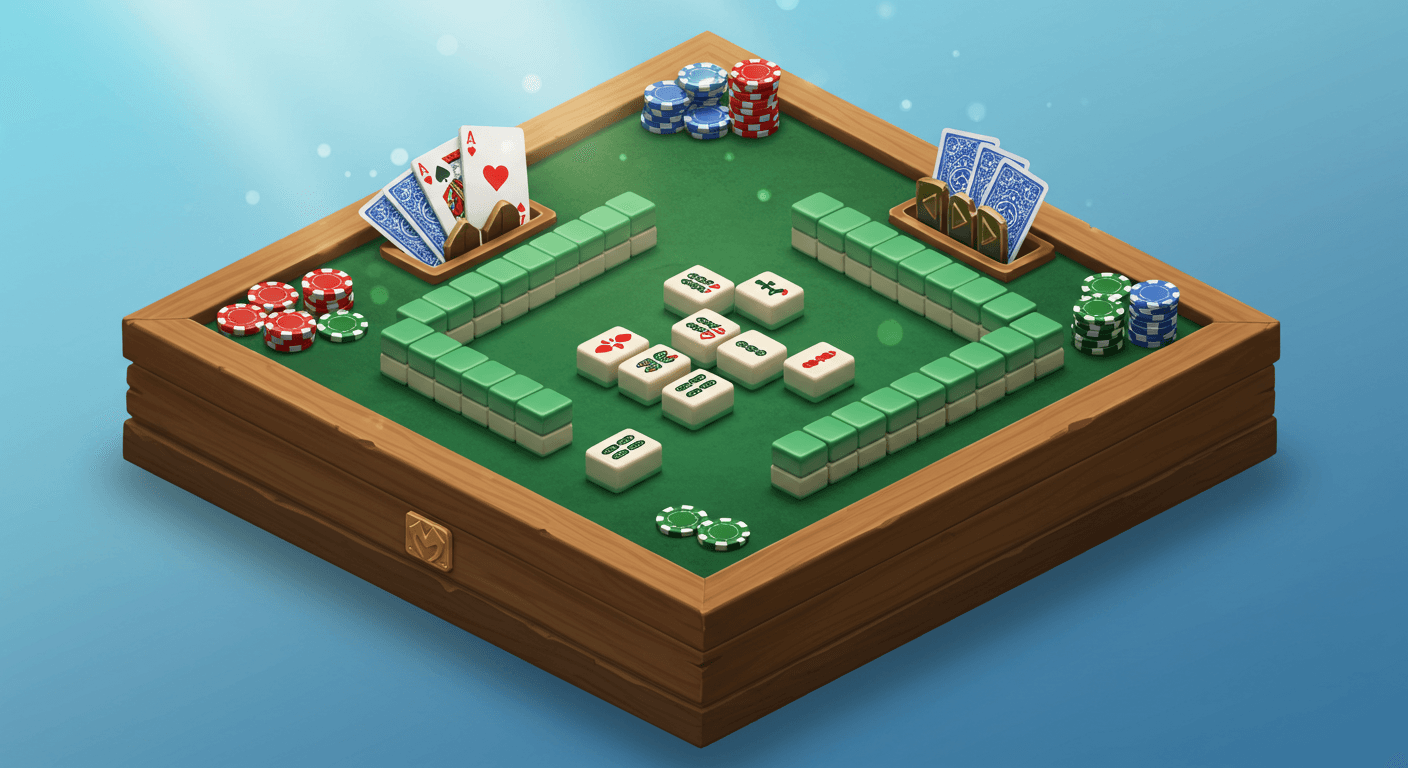 Mahjong and Poker Hybrid Thinking Game Junpo Rules Guide