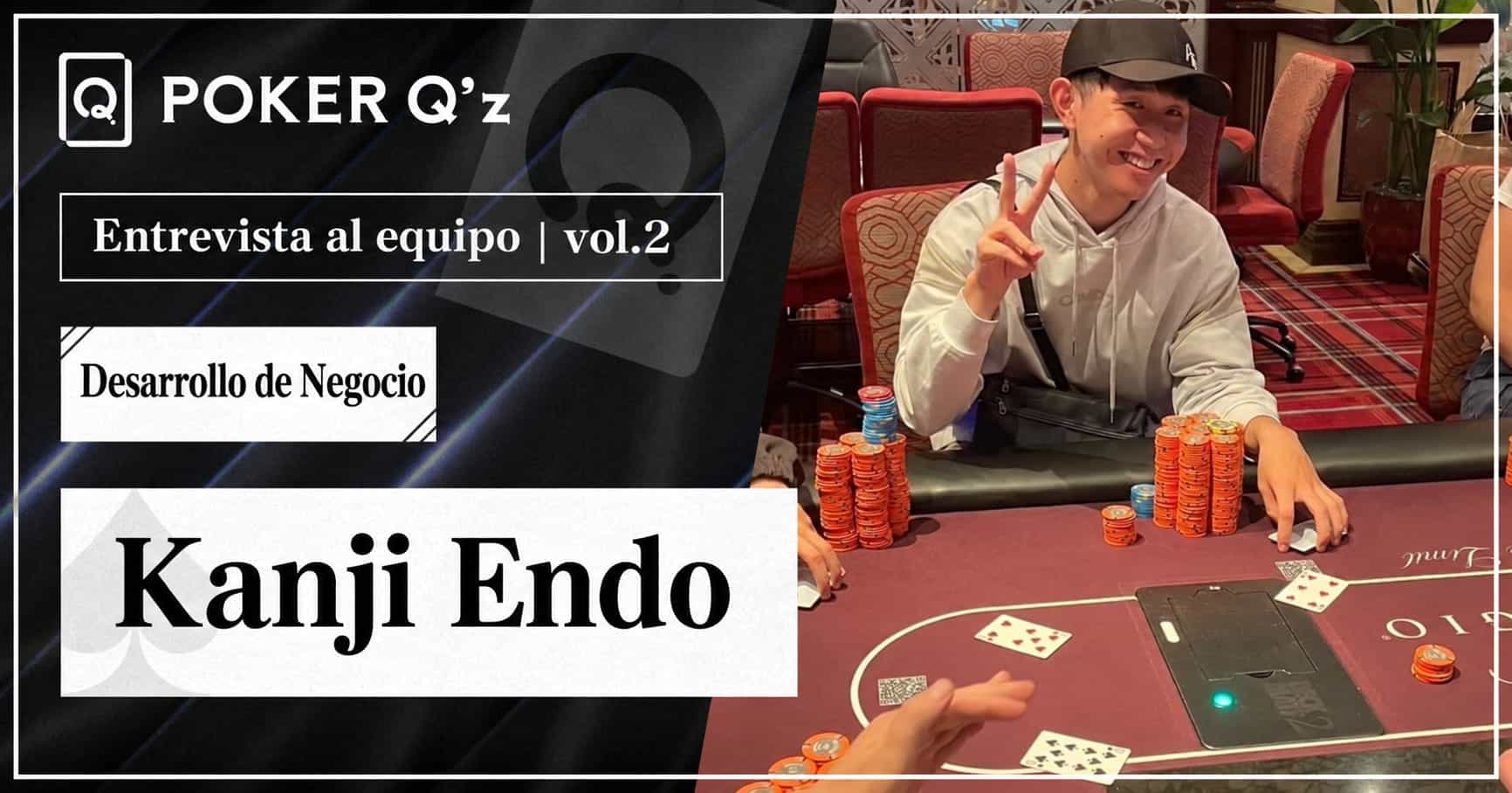 【Entrevista con miembros ②】 Aprender mientras se disfruta del póker - Kanji Endo