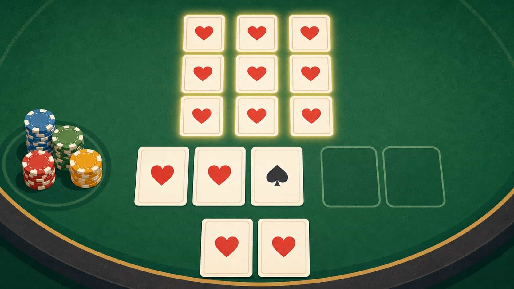 포커 아웃츠 세는 법과 Rule of 2 and 4 해설