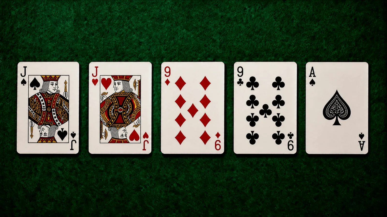 Double paire valets et 9, as en kicker